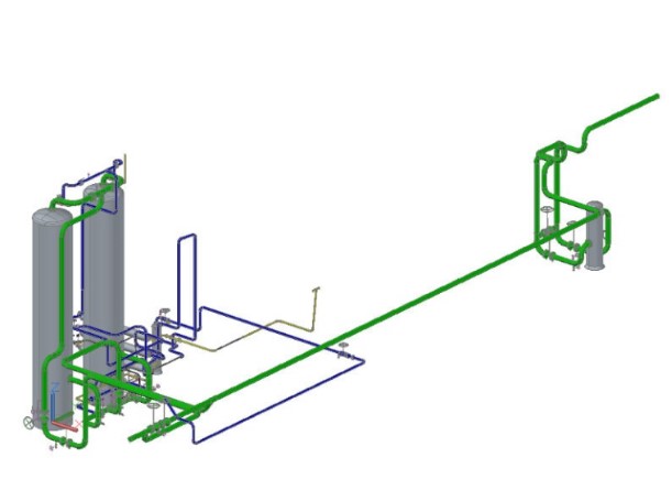 Revamping of process gas drying system